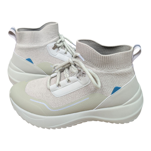 Vessi Stormburst Womens 7 Boreal Green Waterproof High Top Knit Sneaker Boot - Picture 14 of 14